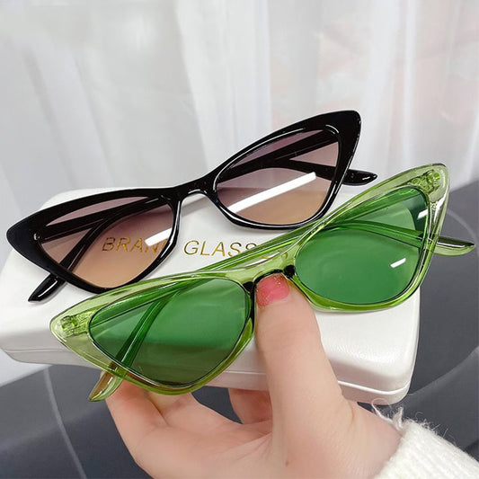 Retro Cat Eye Sunglasses for Women Vintage Fashion Shades