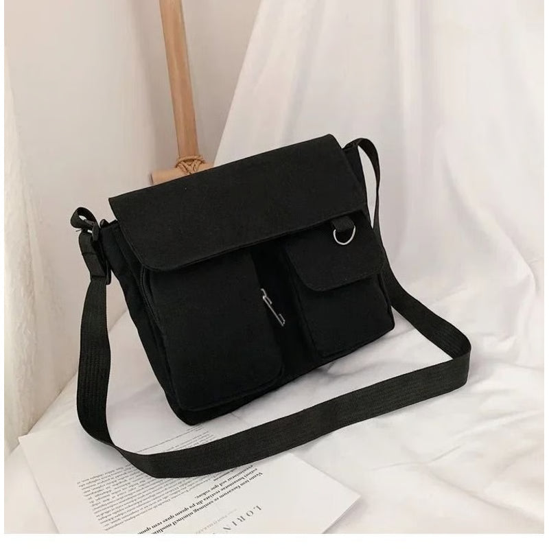 Harajuku Fashion Canvas Crossbody Bag