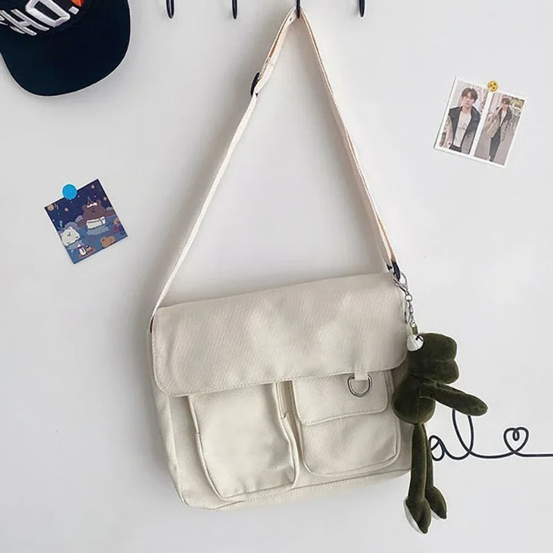 Harajuku Fashion Canvas Crossbody Bag