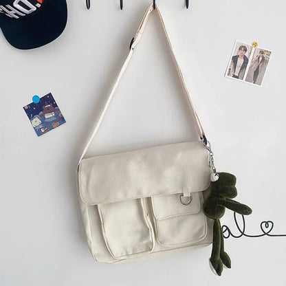 Harajuku Fashion Canvas Crossbody Bag