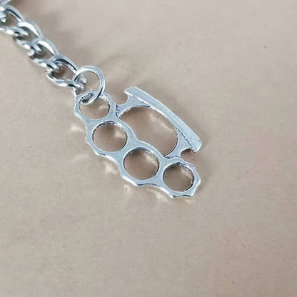 Pricked Knuckles Metal Pendant Keychain Fashion Car & Bag Accessory