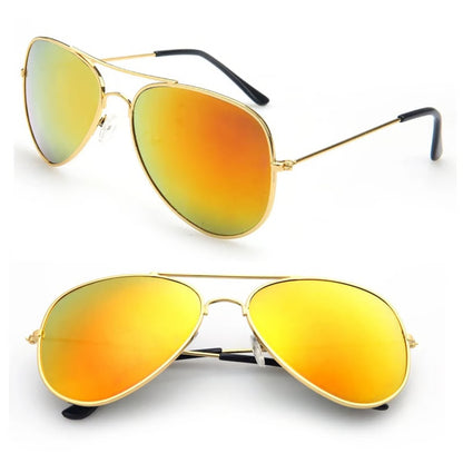 Foenixsong Fashion Sunglasses Pilot Round Mirror